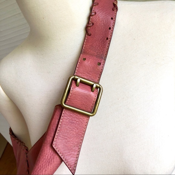 Dooney & Bourke VINTAGE LEATHER HOBO SHOULDER BAG - Picture 5 of 8